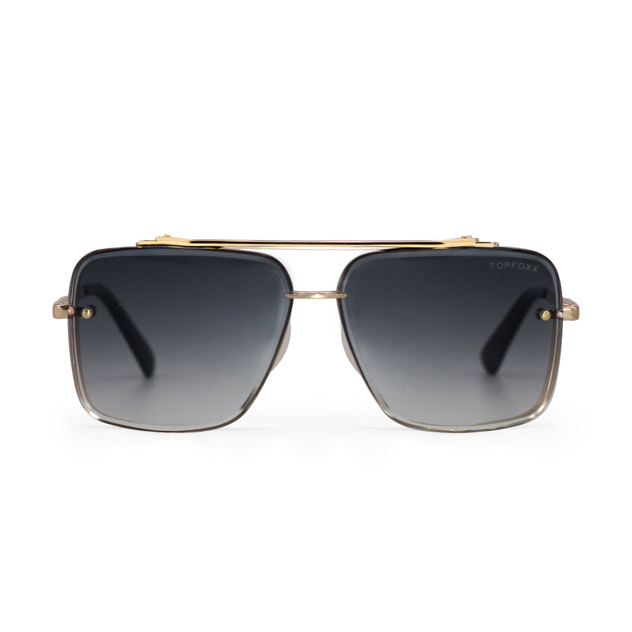 Bella Light Black Gold - Tangle Free Aviator Sunglasses