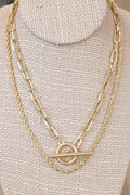 Front Toggle Multi-Layer Necklace
