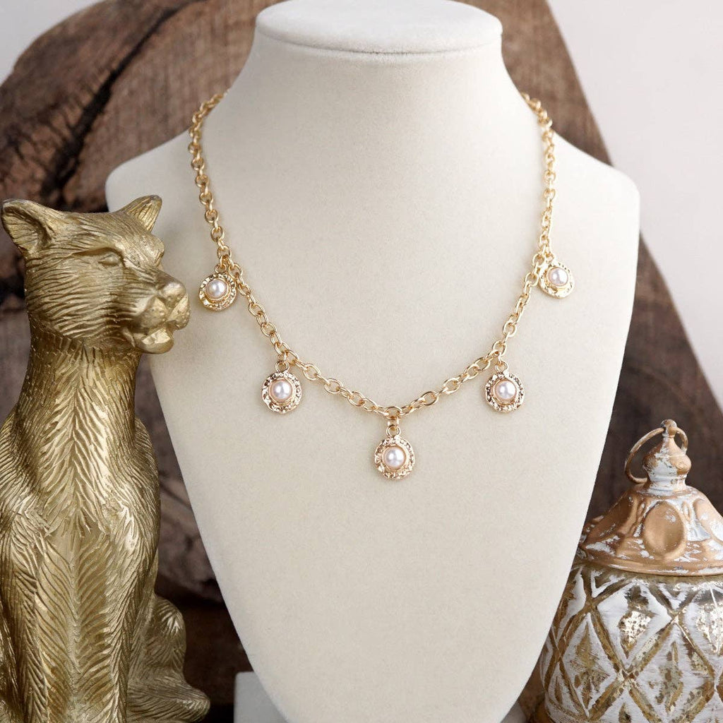 Petite Glow Pearl Charm Necklace